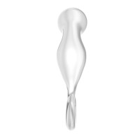 Скляний Анальний затор 4,5" Glass Romance Clear