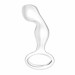 Стеклянная Анальная пробка 4,5" Glass Romance Clear