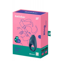 Ерекційне смарт-віброкільце Satisfyer Mighty One синє