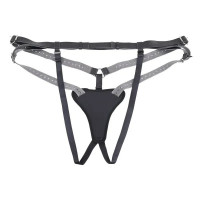 Трусики для страпонов Sportsheets Aurora High Waisted черные