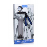 Вакуумна помпа для чоловіків механічна Tom of Finland прозора, 24 х 5.7 см