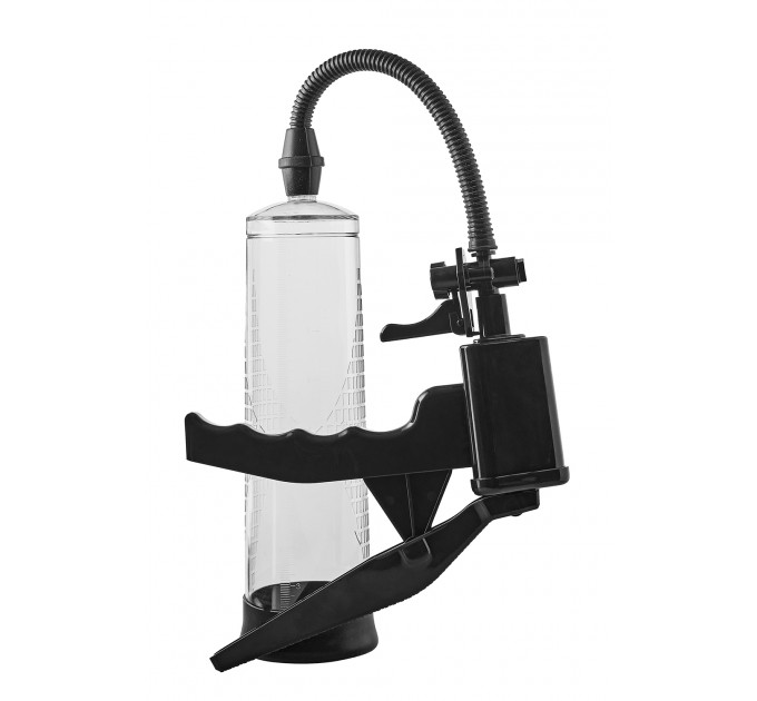Вакуумная помпа для пениса Dream Toys Ramrod Pistol Penis Pump, с эрекционным кольцом