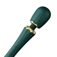 Вибратор микрофон с насадками Zalo Kyro Wand Turquoise Green