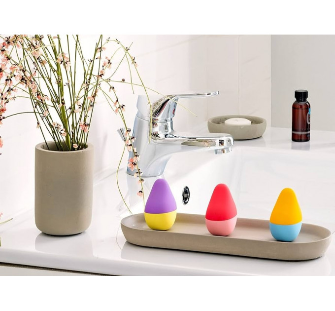 Вибратор для клитора Iroha Mini, фиолетово-желтый