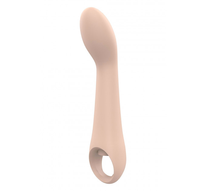 Вибратор Dream Toys Nude Ivy для точки G, бежевый