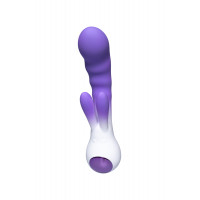 Вибратор-кролик со светодиодом Every Night Toys для точки G, фиолетовый градиент