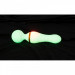 Вибратор микрофон рельефный You2Toys GITD Wand Vibrator, светится в темноте