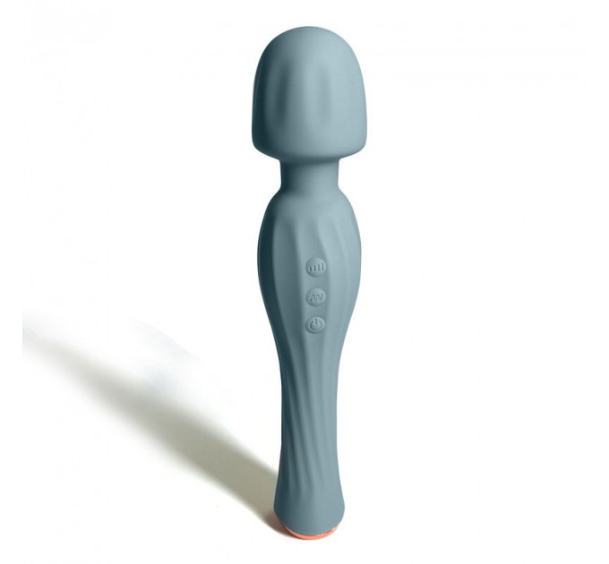 Вибратор микрофон Sweet Em Velvet Lure, 28 режимов вибрации, голубой