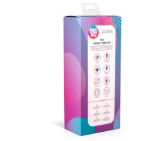 Вібратор-кролик Trix Good Vibes Only, силіконовий, фіолетовий, 22.5 см х 4 см