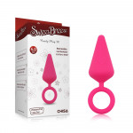 Анальная пробка Chisa Sweet Breeze с кольцом, розовый, M