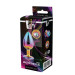 Dt21783 Райдужна анальна пробка GLEAMING LOVE MULTICOLOUR PLUG LARGE