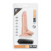 Вібратор з обертанням Blush DR SKIN DR SPIN 6INCH GYRATING DILDO