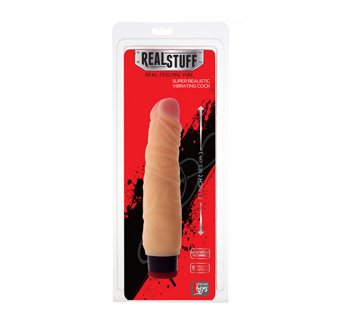 Вибромассажер REALISTX 7INCH VIBRATOR, FLESH