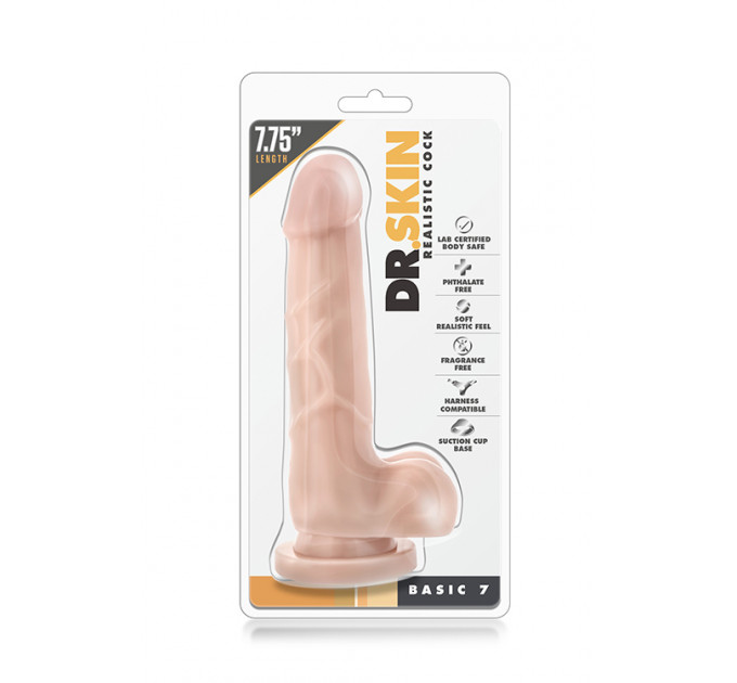 Фаллоимитатор MR. SKIN REALISTIC COCK BASIC 7