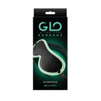 Маска на очі, світиться у темряві NS Novelties GLO BONDAGE BLINDFOLD GREEN