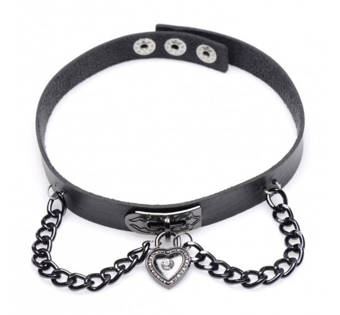 Чекер XR Brands Gothic Heart Adjustable Collar