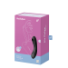 Двойной вибратор с вакуумной стимуляцией SATISFYER CURVY TRINITY 4 BLACK