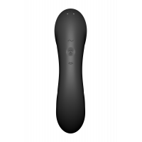 Подвійний вібратор із вакуумною стимуляцією Satisfyer Curvy Trinity 4 чорний