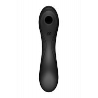 Подвійний вібратор із вакуумною стимуляцією Satisfyer Curvy Trinity 4 чорний