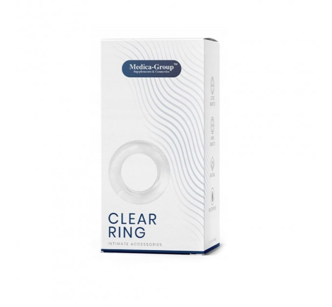 Кільце ерекційне Medica Group Clear Ring, прозорий