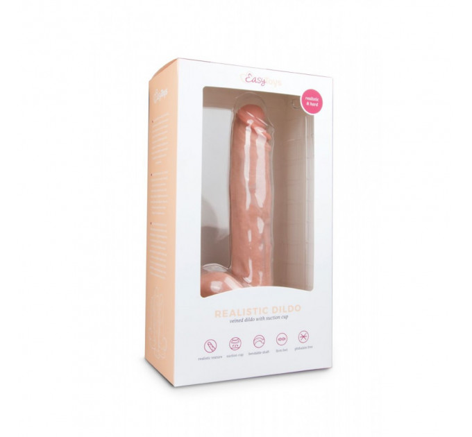 Фаллоимитатор EasyToys Realistic Dildo - 26,5 cm бежевый