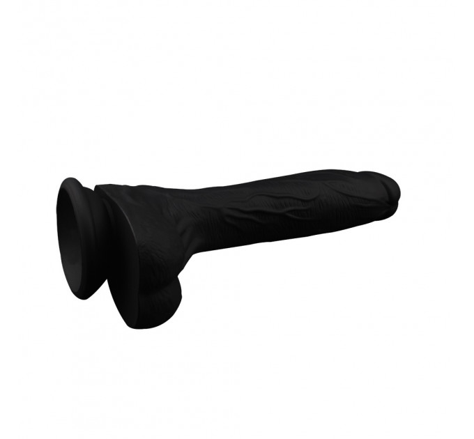 Фаллоимитатор на присоске Chisa 8'' Naked Legend Moocher 8 BLACK