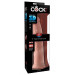 Фаллоимитатор на присоске без мошонки King Cock Plus Triple Density Cock 11