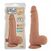 Фаллоимитатор реалистичный с мошонкой Chisa T-skin ReaL Desire Sniper на присоске, бежевый