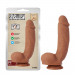 Фаллоимитатор реалистичный с присоской Chisa T-Skin ReaL Sensualism, коричневый