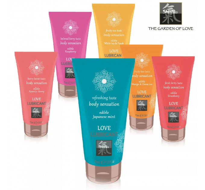 Лубрикант и массажное масло 2 в 1 HOT SHIATSU Massage-& Glide gel 2in1 Raspberry scent, 200 мл
