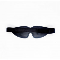 Маска екошкіра з вирізом Blindfold, чорна