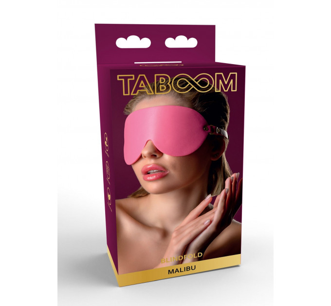 Маска на глаза Taboom Malibu, из веганской кожи, розовый