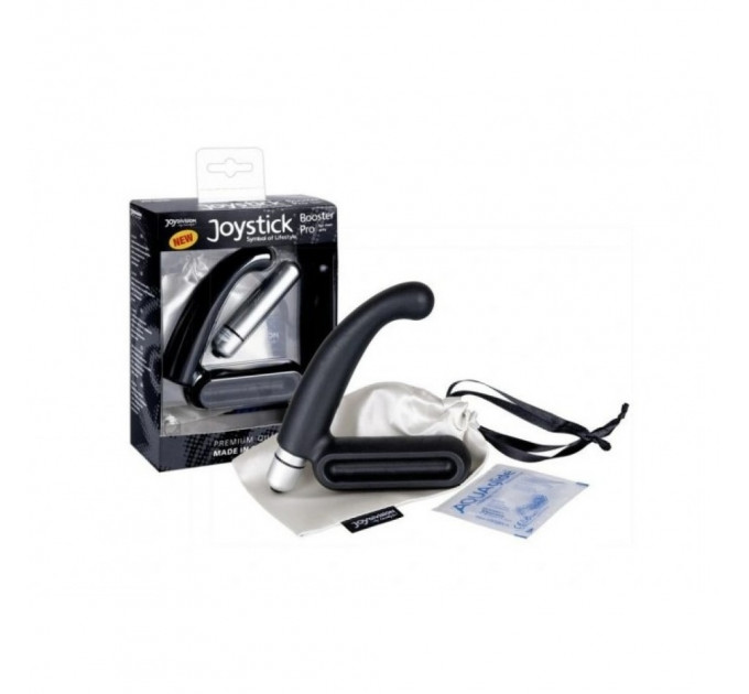 Масажер простати Joystick Prostata Booster Pro, з вібрацією, чорний, 13 х 3 см