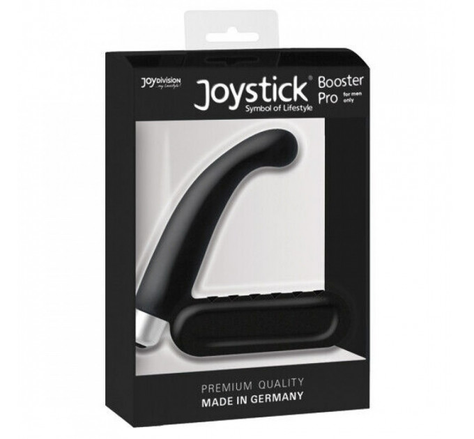 Масажер простати Joystick Prostata Booster Pro, з вібрацією, чорний, 13 х 3 см