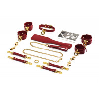 Набір BDSM Валіза Бажаний червоний шкіряний Kinky Tools Set UPKO