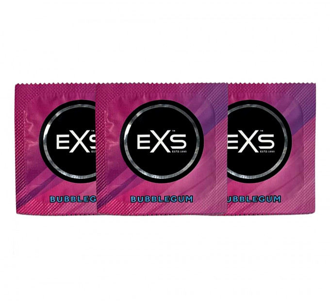 Презерватив EXS Flavoured Bubblegum со вкусом жевательной резинки (цена за 10 шт.)
