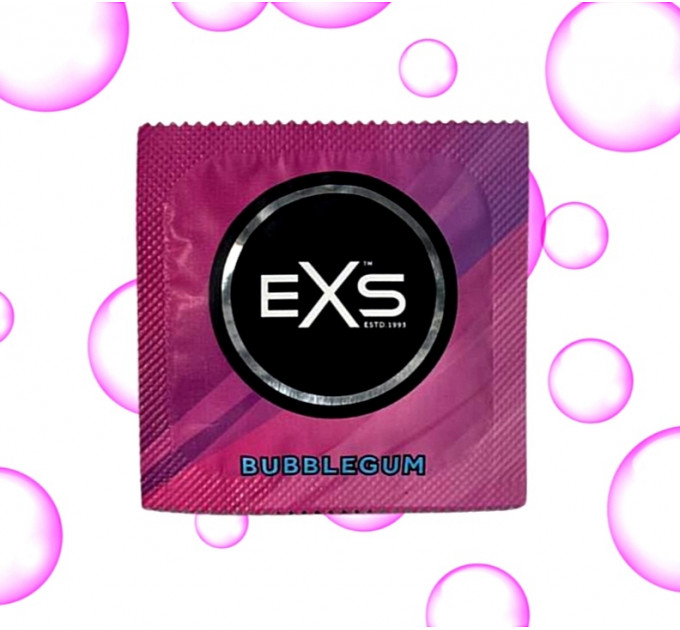 Презерватив EXS Flavoured Bubblegum со вкусом жевательной резинки (цена за 10 шт.)