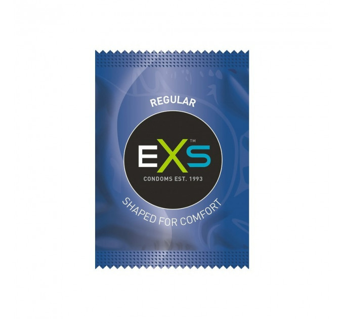 Презервативи класичні анатомічні EXS Regular веганські (ціна за 5 шт.)