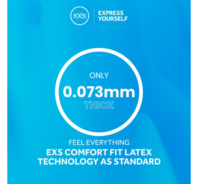 Презервативи латексні EXS Snug Fit щільно прилеглі, 49 мм (ціна за 10 шт.)
