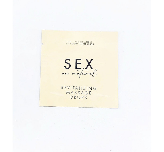 Пробник Revitalizing Intimate Massage Drops- Sex Au Naturel 1мл