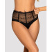 Сексуальные стринги на высокой талии Obsessive Sharlotte panties black L/XL