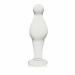 Стеклянная Анальная пробка 4,5"Glass Romance Clear