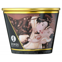Свічка для масажу Shunga Massage Candle Intoxicating Chocolate з ароматом шоколаду, 170 мл