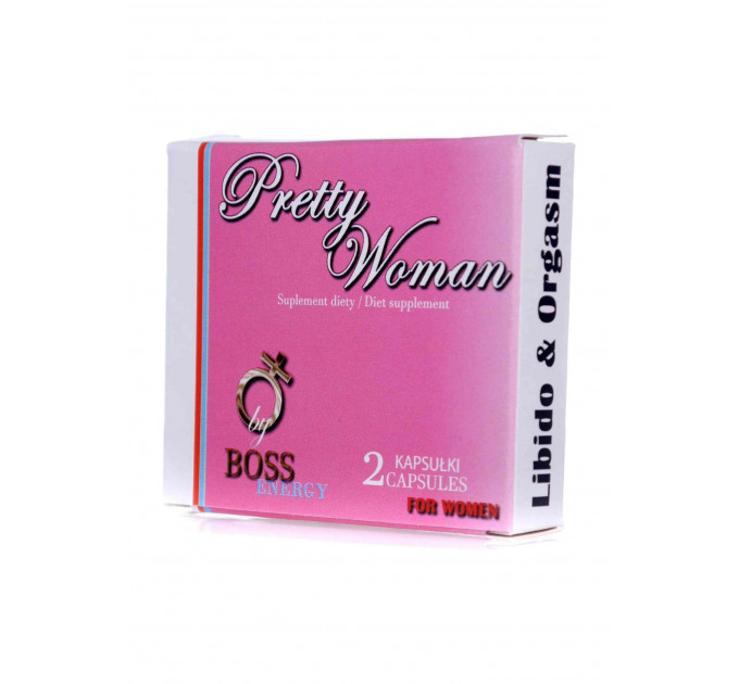 Таблетки возбуждающие для женщин Pretty Woman, 2 капсулы