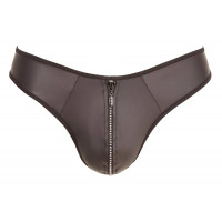 Чоловічі стрінги зі стразами по блискавці Sven Joy Ment Men's String, чорний, M