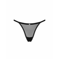 Трусики Obsessive Celia Noir crotchless thong M/L