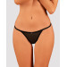 Трусики Obsessive Celia Noir crotchless thong M/L