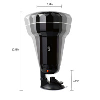 Мастурбатор Вагина в черной колбе Chisa MX DREAM of CUP с вибрацией