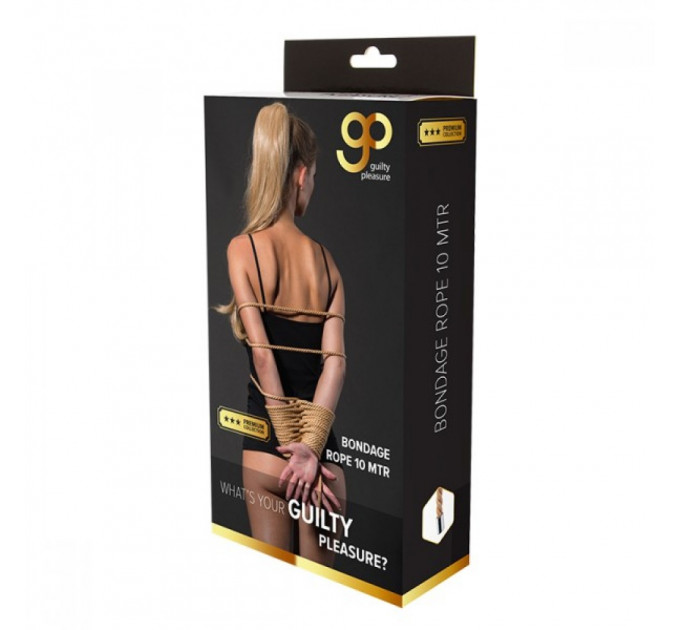 Веревка для бондажа GP PREMIUM BONDAGE ROPE COTTON 10M