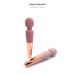 Вибратор микрофон Sweet Em Velvet Lure, 28 режимов вибрации, бежевый с золотом